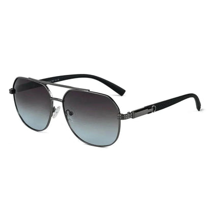 THE MEN THING Sunglasses 2150 TITAN EDGE -  Aviator Style - HD Polarised Sunglasses for Men - UV400 Protection, Stainless Steel Frame