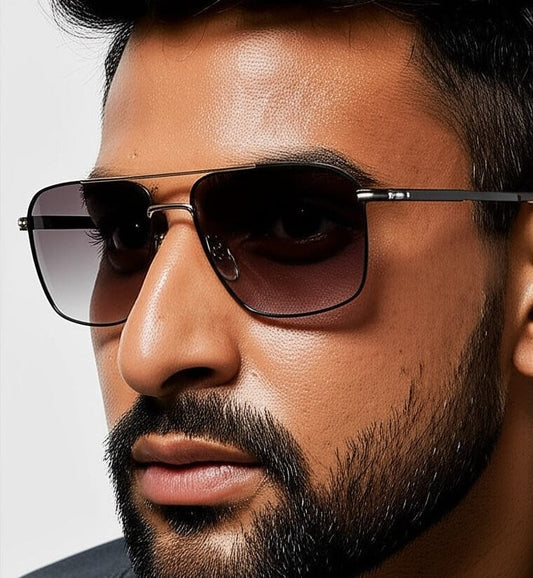 THE MEN THING Sunglasses 2179 ARCTIC GLINT HD Polarized Sunglasses for Men - UV400 Protection, Stainless Steel Frame