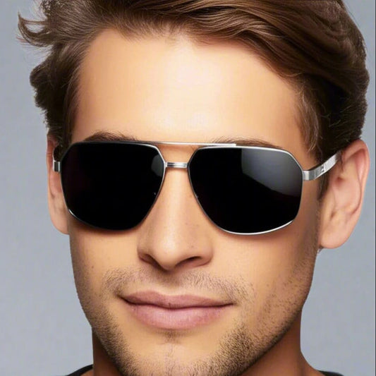 THE MEN THING Sunglasses 2194 CINDER FROST HD Polarized Sunglasses for Men - UV400 Protection, Stainless Steel Frame