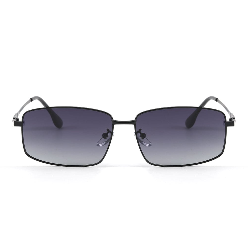 THE MEN THING Sunglasses 3295 - OBLIVION EDGE- HD Polarised Sunglasses for Men - UV400 Protection, Stainless Steel Frame - Gradient Grey