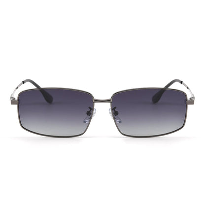 THE MEN THING Sunglasses 3295 - OBLIVION EDGE- HD Polarised Sunglasses for Men - UV400 Protection, Stainless Steel Frame - Gradient Smoke
