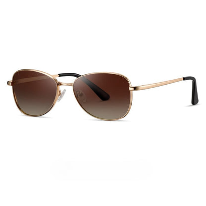 THE MEN THING Sunglasses Gradient Brown S15110 BRONZE WHIRL HD Polarized Sunglasses for Men - UV400 Protection, Stainless Steel Frame