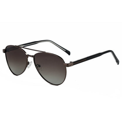 THE MEN THING Sunglasses Gradient Brownish 2195 KINETIC LUXE HD Polarized Sunglasses for Men - UV400 Protection, Stainless Steel Frame
