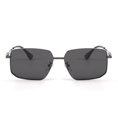 THE MEN THING Sunglasses J3292 - OBLIVION SHADE - HD Polarised Sunglasses for Men - UV400 Protection, Stainless Steel Frame - Black Tinted
