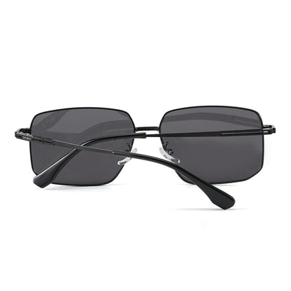 THE MEN THING Sunglasses J3292 - OBLIVION SHADE - HD Polarised Sunglasses for Men - UV400 Protection, Stainless Steel Frame - Dark Tinted