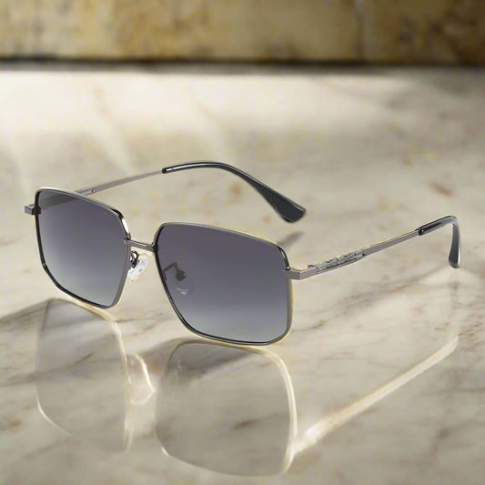 THE MEN THING Sunglasses J3292 - OBLIVION SHADE - HD Polarised Sunglasses for Men - UV400 Protection, Stainless Steel Frame - Gradient Tinted