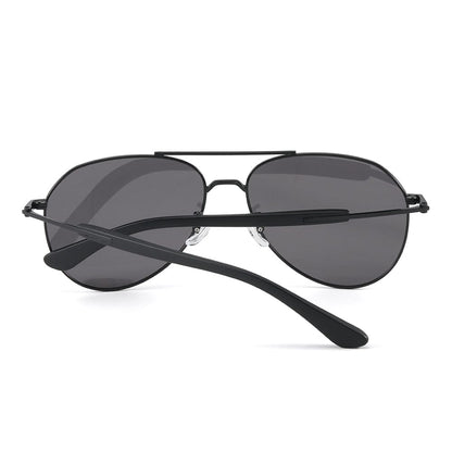 THE MEN THING Sunglasses J3338 - SLATE SOAR - HD Polarised Sunglasses for Men - UV400 Protection, Stainless Steel Frame - Black Frame with Gradient Grey Lens
