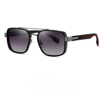 THE MEN THING Sunglasses S15106 BOLD MERIDIAN HD Polarized Sunglasses for Men - UV400 Protection, Stainless Steel Frame