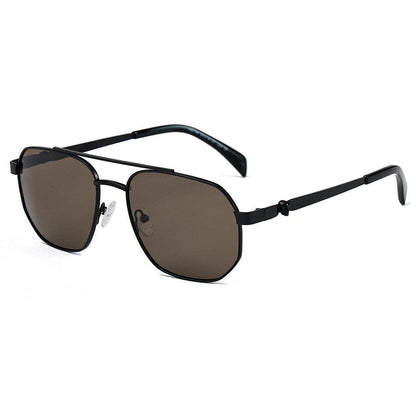 THE MEN THING Sunglasses Solid Brownish 2188 FROST SPECTRA HD Polarized Sunglasses for Men - UV400 Protection, Stainless Steel Frame